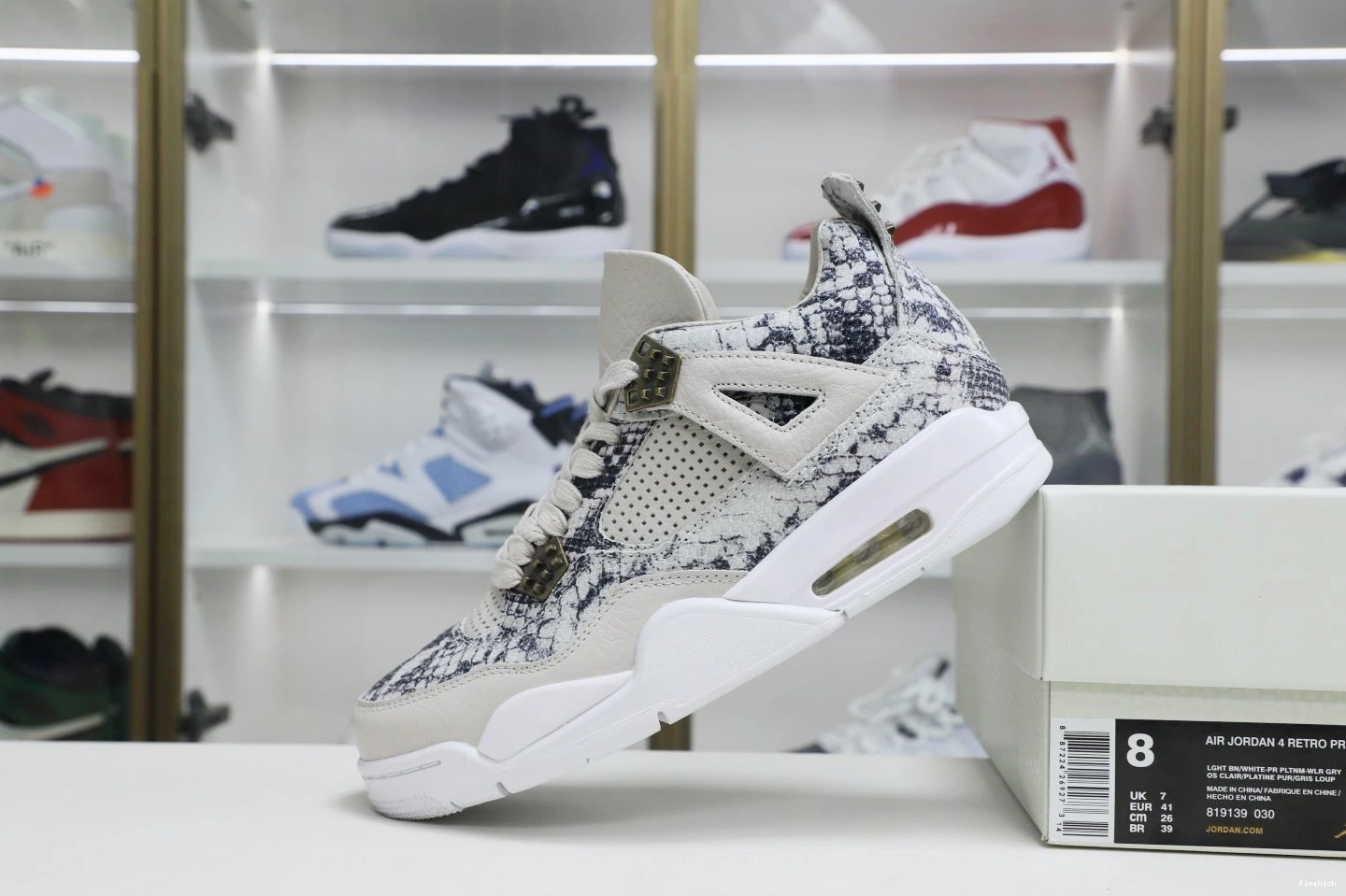Jordan retro 4 Air snakeskin Jordan 0808